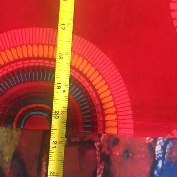 Coline skirt multi colored soft stretchy plus size - Picture 7 of 9